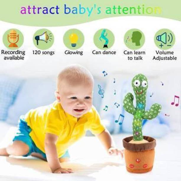 SALEOFF Electronic Cactus Toy Decor for Kids Adult