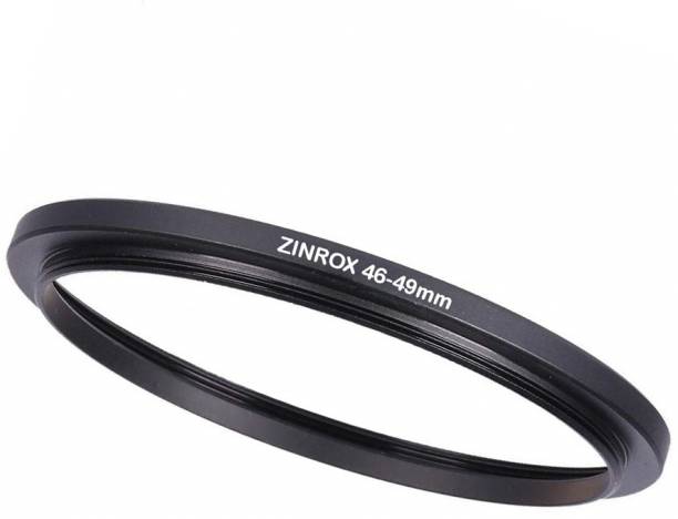 ZINROX 46-49mm Step Up Lens Filter Adapter Ring, Set of 1 Piece - Size : 46mm to 49mm Stepping Ring Step Up Ring