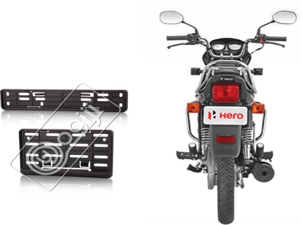 Yogiji Bike Number Plate Frame ( standard Size For All Hero Bike ) – Vehicle Number Plate For Splendor Bike Number Plate
