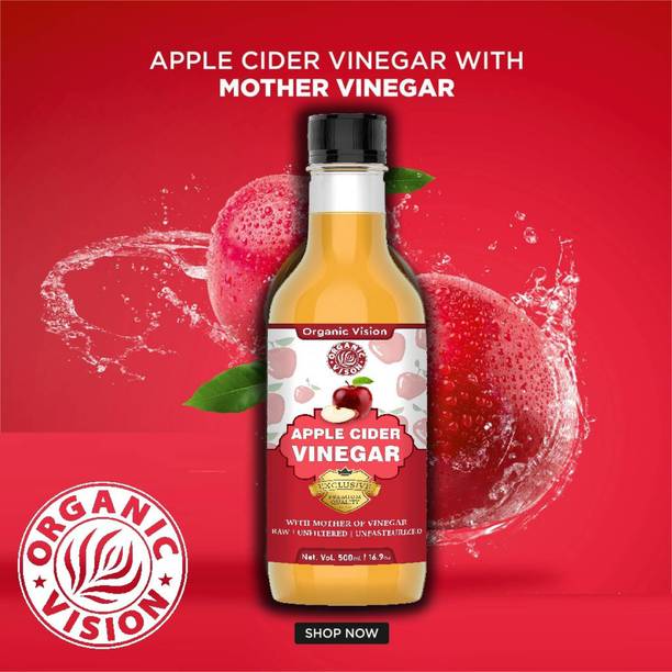 Organic Vision QUALITY APPLE CIDER VINEGAR WITH MOTHER Vinegar