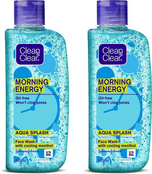 Clean and Clear Morning Energy Aqua Splash (Pack of 2 X 100 ML)