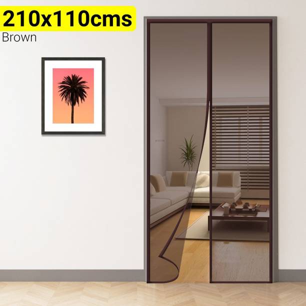 TurtleGrip Polyester Adults Washable Auto-Closing Magnetic Door Mosquito Net