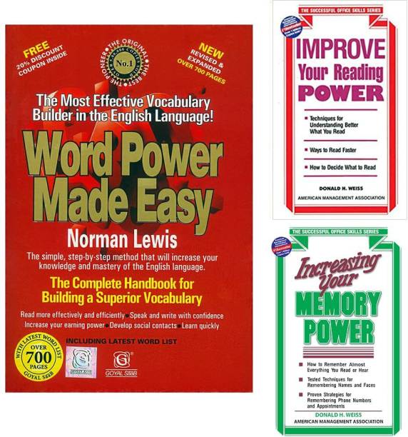 Word Power Made Easy + Improve Your Reading Power + Increasing Your Memory Power