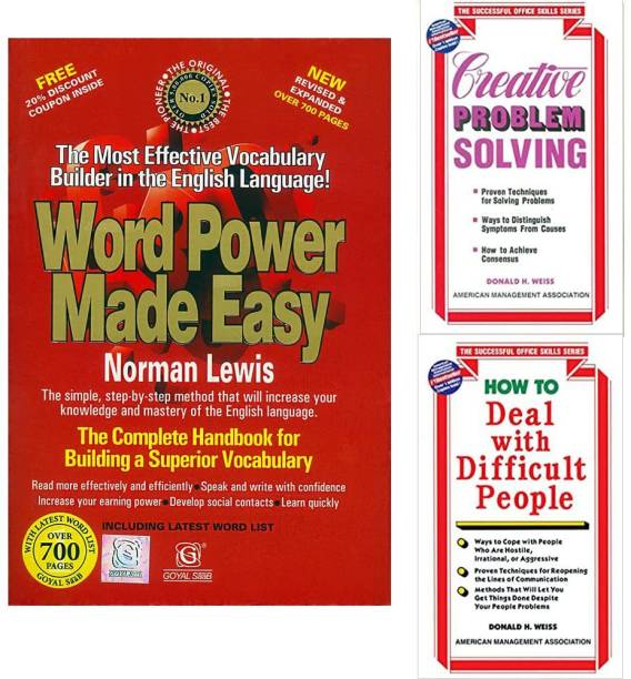 Word Power Made Easy + Creative Problem Solving + How To Get The Best Out Of People