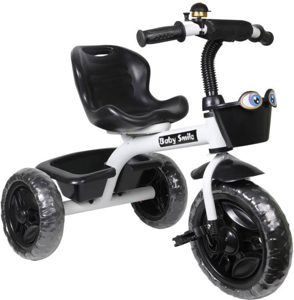 Baby Smile 4002-BABY SMILE CYCLE 4002-Black Tricycle