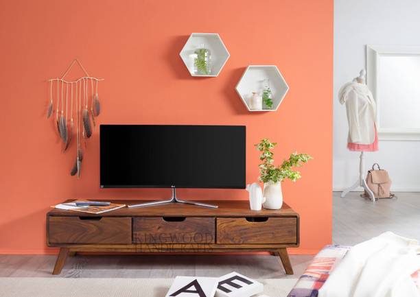 kingwood furniture Solid Wood TV Entertainment Unit
