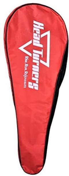 HeadTurners Badminton Cover Red (Full Size Padded) Racquet Carry Case/Cover Free Size