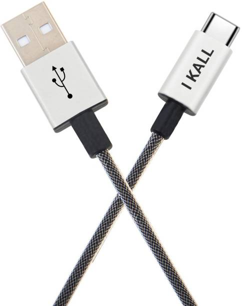 IKALL M30 Matellic 1 m USB Type C Cable