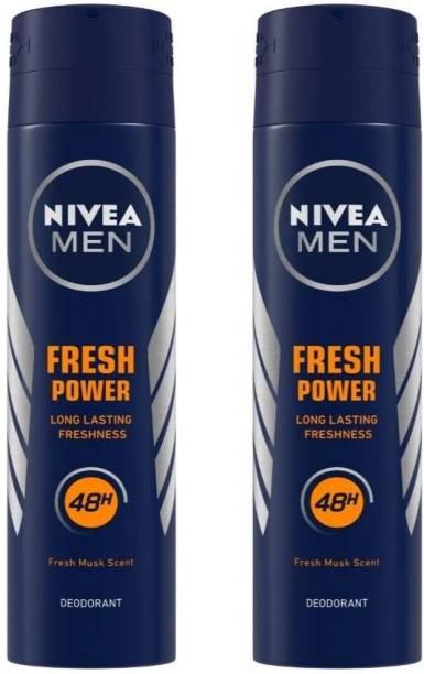 NIVEA Fresh Power Body Spray  -  For Men