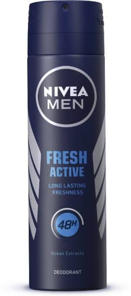 NIVEA Fresh Active long lasting freshness Deodorant Spray  -  For Men