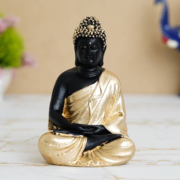 Royalbox Meditating Buddha Statue For Home Decor Idol/Showpiece डेकोरेटिव शोपीस  -  14 cm