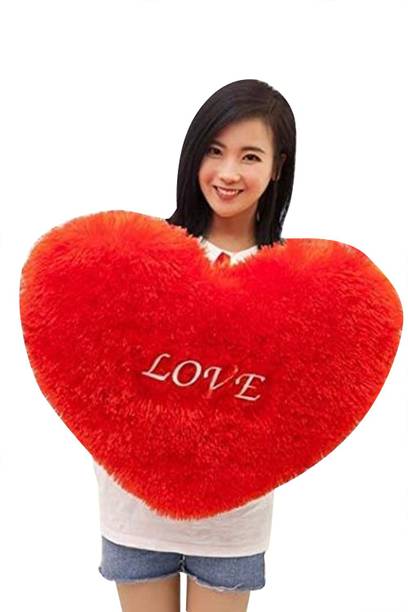 Zexsazone Love heart shape pillow multipurpose headrest, neck rest, home decoration.  - 10 cm