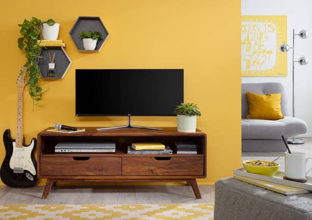 kingwood furniture Solid Wood TV Entertainment Unit
