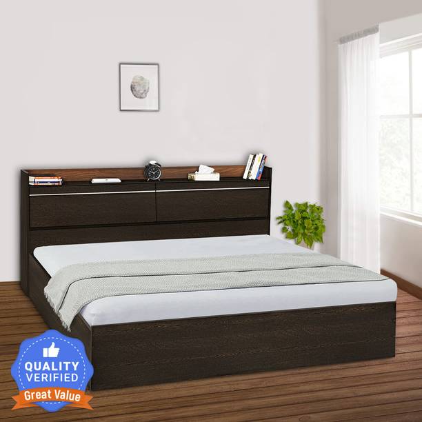 Delite Kom Pearl Engineered Wood King Box Bed