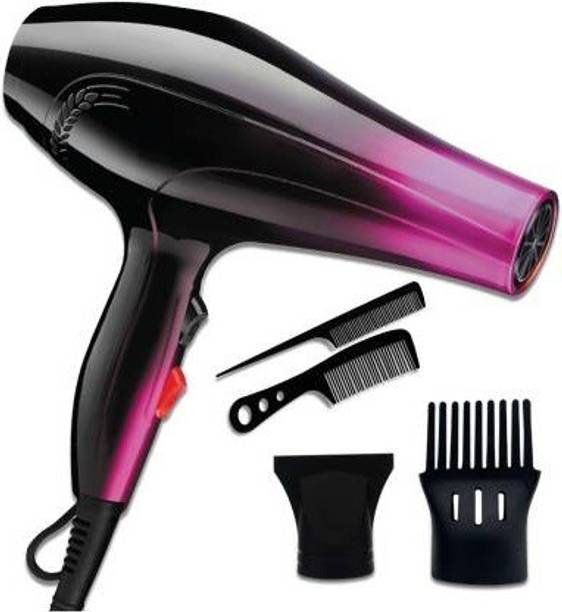 GLOWISH PROFESSIONAL SALON DESIGN HOT AND COLD DUAL AIR FEATURE HIGH QUALITY FASHIONABLE UNISEX HAIR BLOWER WITH ADJUSTMENTS AND HAIR STYLING ACCESSORIES Hair Dryer