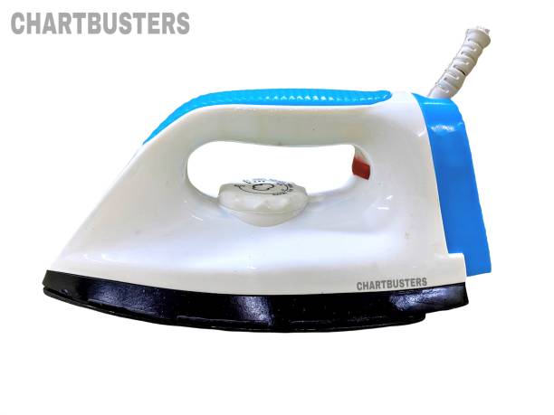 Chartbusters by CHARTBUSTERS PLUS INSTANT HEATING MULTICOLOR CROWN LIGHT WEIGHT DRY IRON[2-YEAR WARRANTY] 1000 W Dry Iron