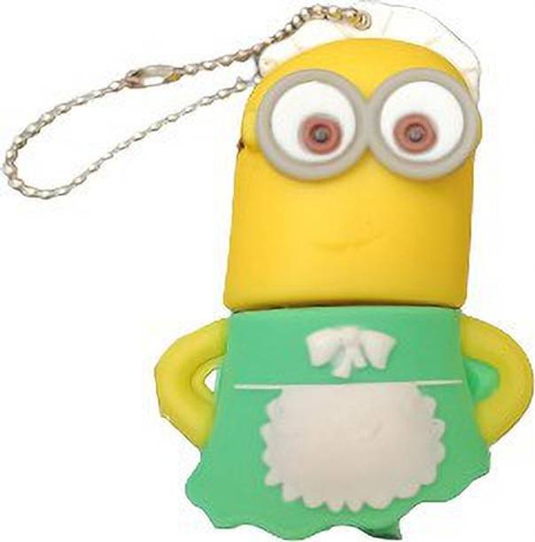 PANKREETI PDT102 Minion Cartoon Designer 32 GB Pen Drive Compatible with Netbook, Gaming Console, Desktop Computer, Television, Laptop USB 2.0 Rubber Case