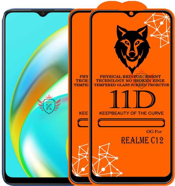 KING COVERS Tempered Glass Guard for REALME-C12