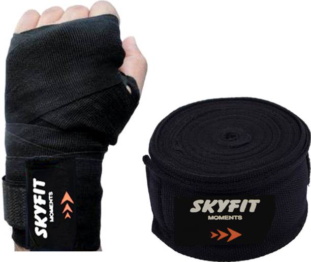 स्काईफिट HAND WRAP FOR BOXING WORKOUT AND WRIST PAIN जिम और फिटनेस दस्ताने