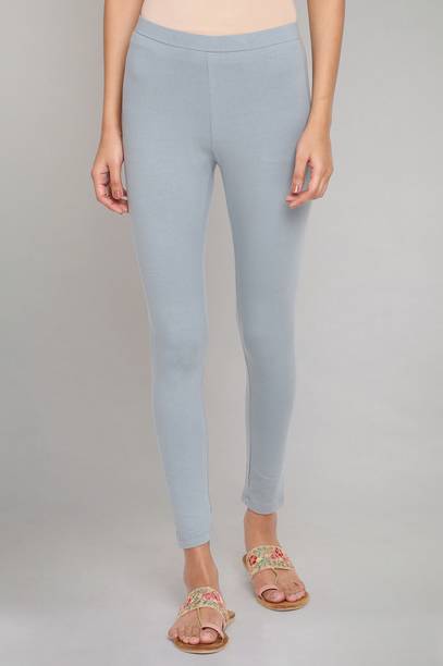 Solid Women Blue Tights