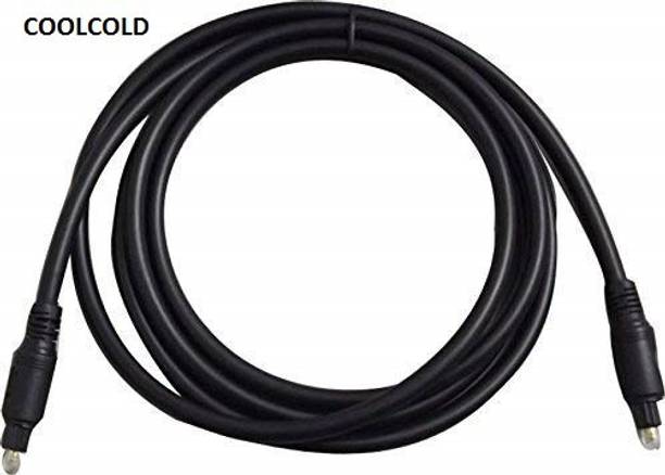 coolcold  TV-out Cable Audio Digital Optical Fiber Toslink Cable 3M for Home Theater, Sound Bar, TV, PS4 etc.