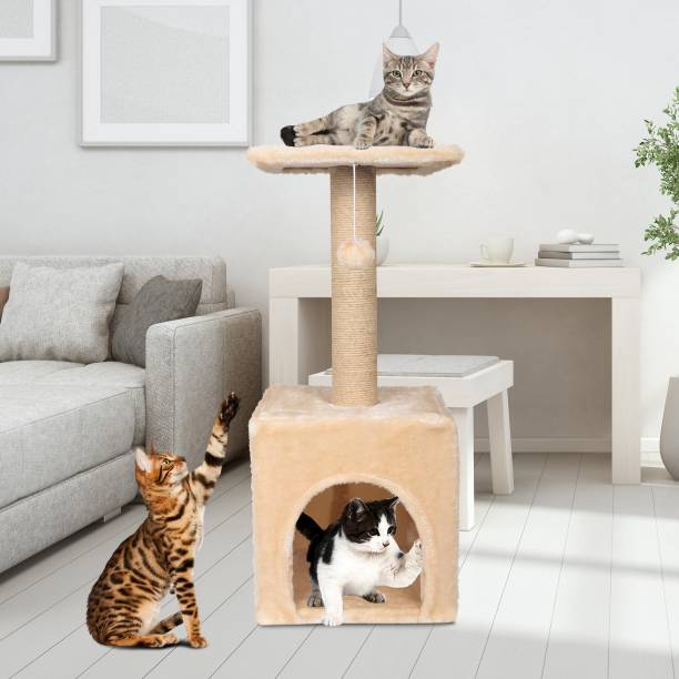 Flipkart Perfect Homes Studio Cat-10b-Cream Free Standing Cat Tree