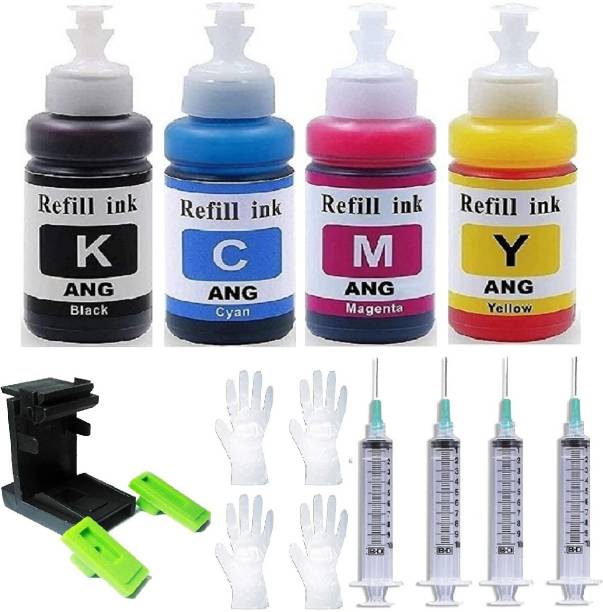 Ang Refill ink For HP 2675 Multi-function WiFi Color Printer Compatible With HP 2135 2138 5085 5075 3635 3636 3835 2675 2676 4535 4675 3775 3776 3777 Black + Tri Color Combo Pack Ink Cartridge