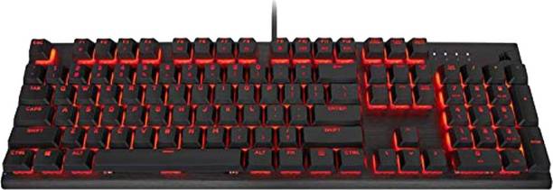 Corsair K60 PRO RED LED Wired USB Standard Gaming Keyboard