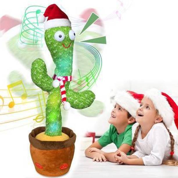 AVIKA Dancing Electronic Cactus Toy Decor for Kids Adult Multi color (Multicolor)