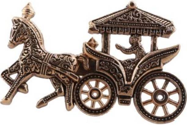 EXOTICA Fashions Horse Cart Metal Sherwani Blazer Suit Brooch / Lapel pin for Men &amp; Boys (Gold) Brooch