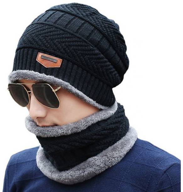 Brostin Solid Beanie Cap