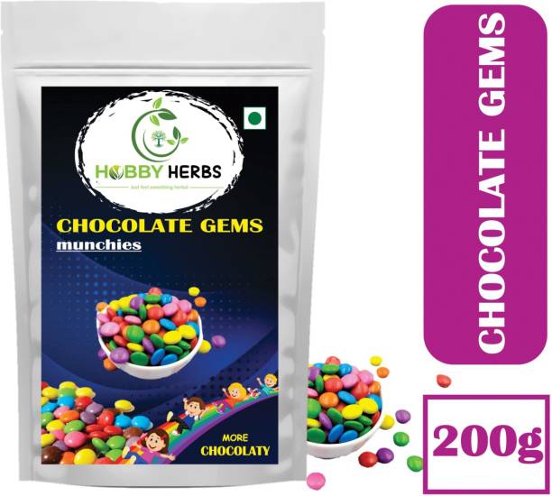 Hobby Herbs Chocolate Gems | Truffles | Gems Munchies | Gems for Cake Decoration | Chocolate Munchies Truffles