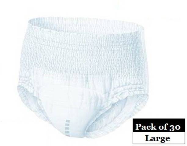 Wellstar Adult Diaper Pant style Unisex Large 30 Pcs, Waist Size (75-140 cm | 30-55 Inches) Adult Diapers - L