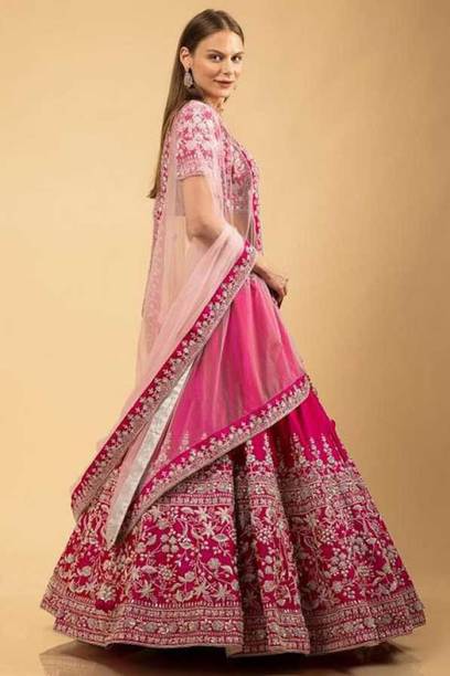 FORIOX Embroidered Semi Stitched Lehenga Choli - Image 5