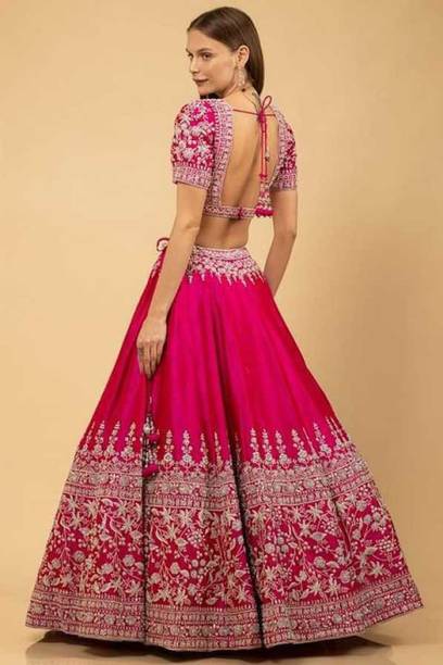 FORIOX Embroidered Semi Stitched Lehenga Choli - Image 2