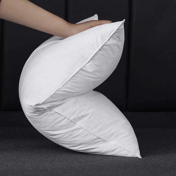 Shree Shyam Cotton, Microfibre Solid Sleeping Pillow Pack of 1