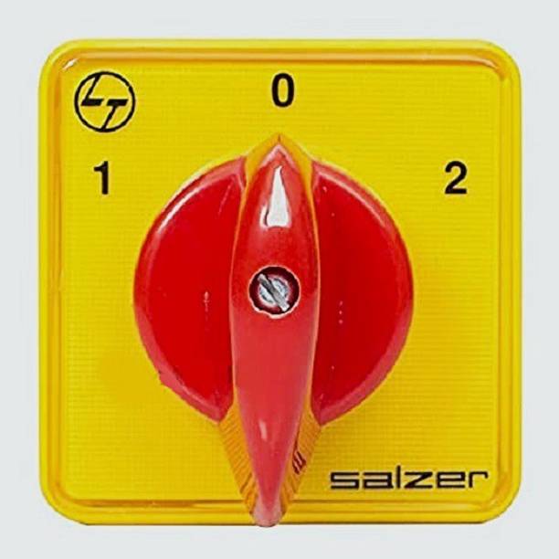 Salzer (L&T) Cam Operated Rotary Switch S6 B13 6Amps 3 Pole 2 Way with OFF 60', Cat no: 61027SAB13TDY