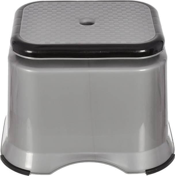 KUBER INDUSTRIES Ultra 10 Multiuses Portable,Durable Plastic Bathroom/Step/Sitting Stool, Patla Bathroom Stool