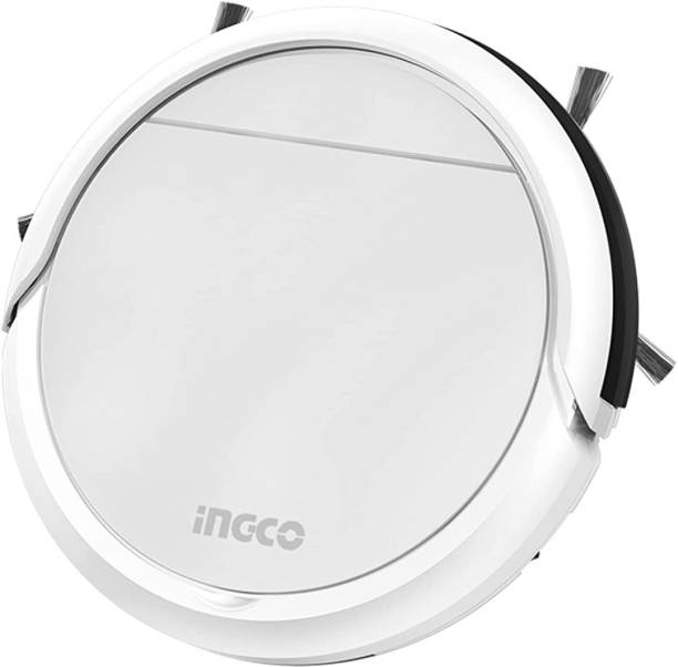 INGCO Robotic Vacuum Cleaner VCRR30201 | 2000mAh Lithium Battery, Anti-Winding, with Cliff detect sensors Vacuum Chamber