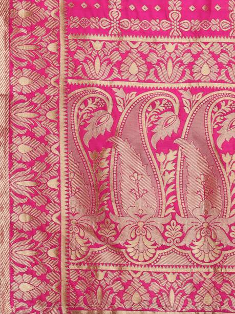 PURVAJA Solid, Embellished Semi Stitched Lehenga Choli - Image 8