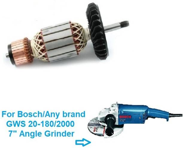 Sauran Armature GWS 20-180 / GWS 2000 for 7" Angle Grinder (Bosch model) Power &amp; Hand Tool Kit