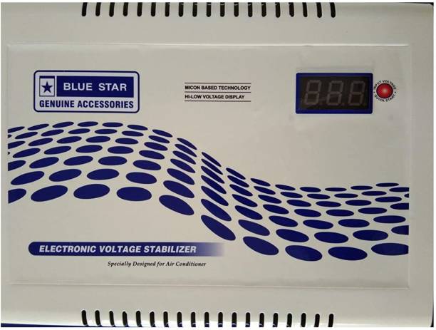Blue Star 4KVA STABLIZER (145V-280V) FOR UPTO 1.5 TON AC 100% COPPER WINDING WITH 2 YEARS WARRANTY (MODEL-VS414DTA-GT) WALL MAUNTED
