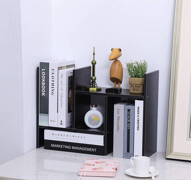 UniAart Engineered Wood Open Book Shelf
