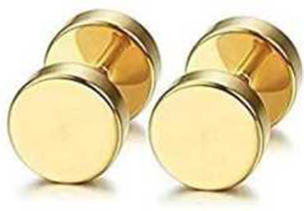 Price History of men earrings studs magnet gold piercing earrings