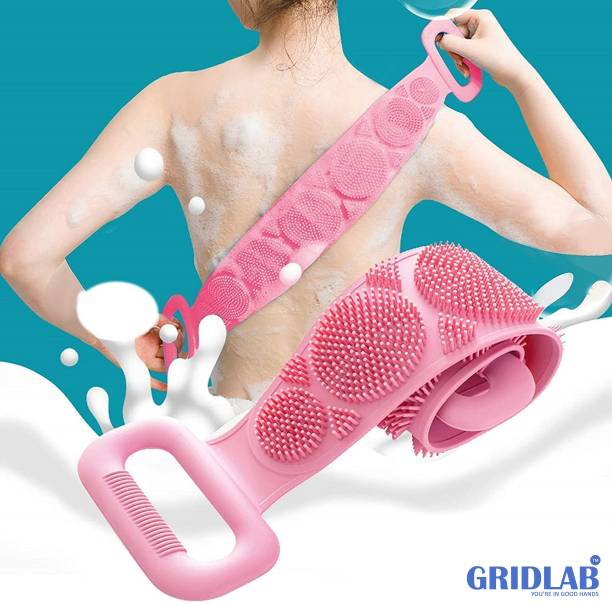 Gridlab Silicone Bath Body Brush brush bathing brush Exfoliating Long Body Back Scrubber