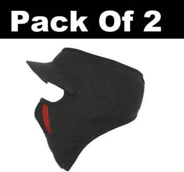 SEBONGO SEBO-MASK51_BLACK_WITH CAP_PACK-2_3 Decorative Mask
