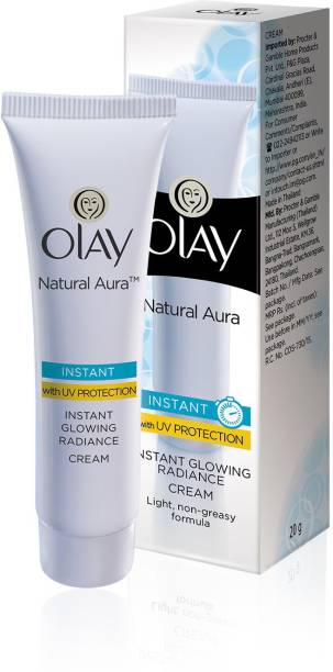 OLAY Natural Aura Radiance Cream with Vitamin B3, Pro B5, E and UV Protection