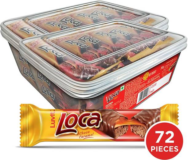 LuvIt Loca Chocolate Caramel with Nougat Bars