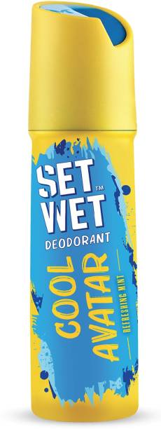 SET WET Cool Avatar Deodorant Spray  -  For Men