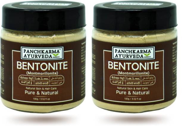 Panchkarma Ayurveda Pack Of 2 Herbal & Natural Bentonite Clay Powder For Fairness